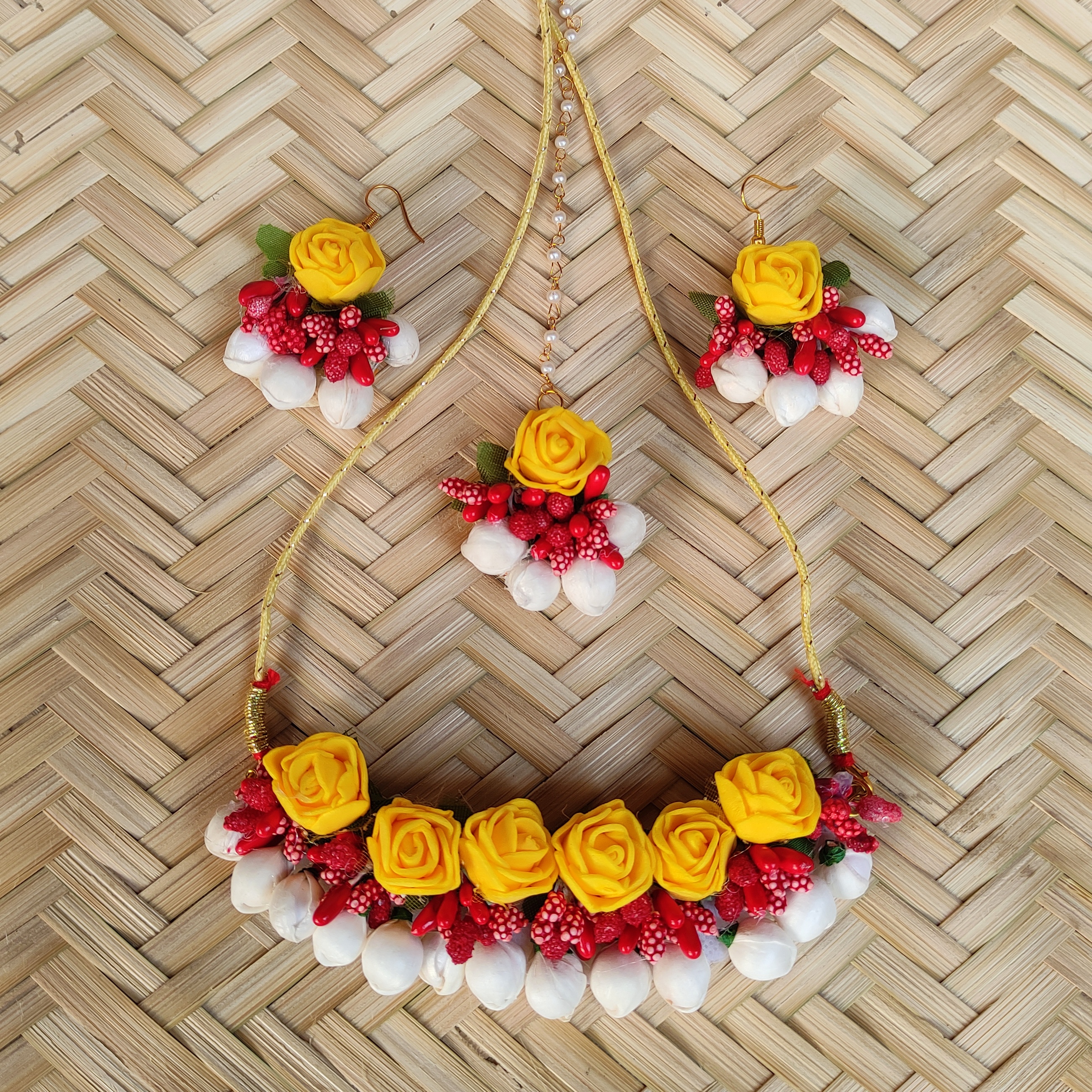 Haldi/mehendi/babyshower handmade jewellery